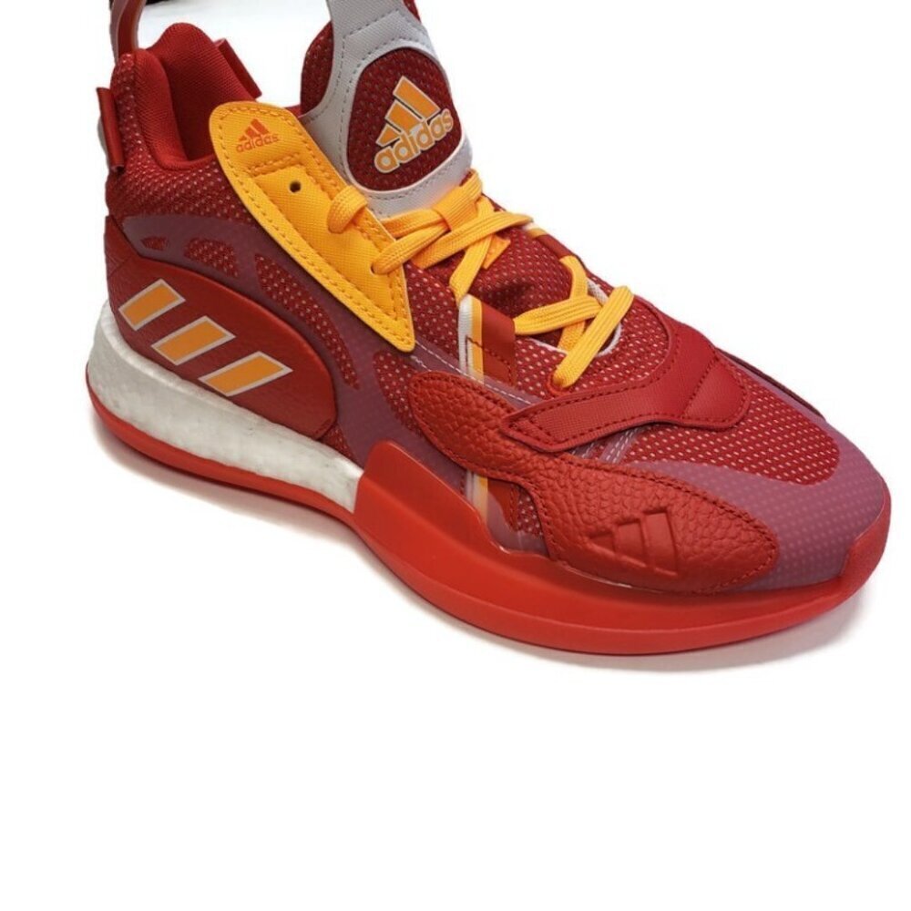 Adidas Zone Boost Mens 10 Atlanta Hawks Basketball Shoes FY0869 Collegiate Red